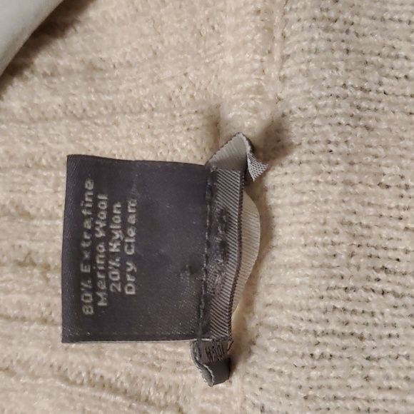 ANN TAYLOR Vintage Merino Wool Open Front Cardigan - Picture 4 of 6